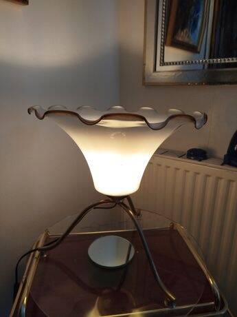 Tulip lamp in opaline - Art Deco -