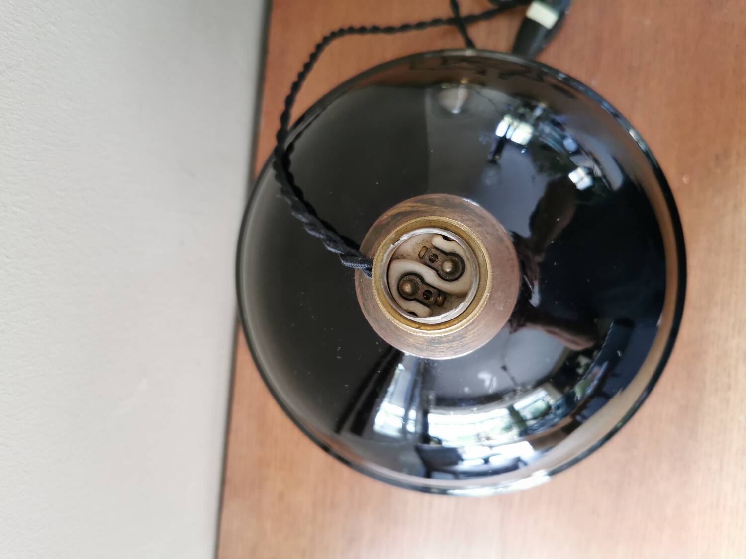 Art Deco ball lamp base