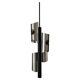Metal ceiling light with 4 heads, 1960s, Germany
