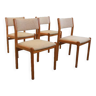 Set of 4 NIels O Möller chairs 'Egemosedam'