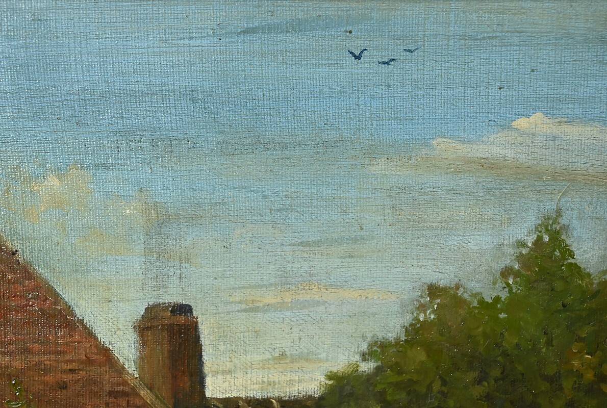 Pair of “Country Scenes” Paintings, signed A. Minne – Late 19th century