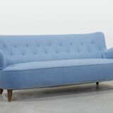 Swedish modern elegant Carl Malmsten sofa 'Samsas' by OH Sjögren, 1960's