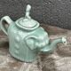 Vintage Chinese Porcelain Teapot - Elephant and Girl on Lid