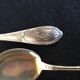 12 silver metal spoons, ice spoons