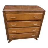 Vintage chest of drawers compass feet