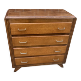 Commode vintage pieds compas