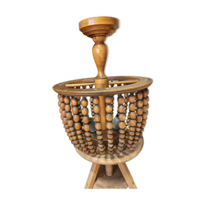 Lustre cage vintage  - perles