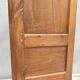 Walnut glazed bookcase with nineteenth century rose window