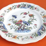 Polychrome plate Sarreguemines Rouen model