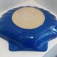 Plat vide-poches coquille bleue