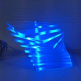 Rare vintage retro ikea plexiglas table lamp tybble table decoration