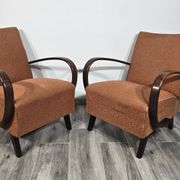 Vintage Armchairs from Jindrich Halabala, 1940s, Set of 2