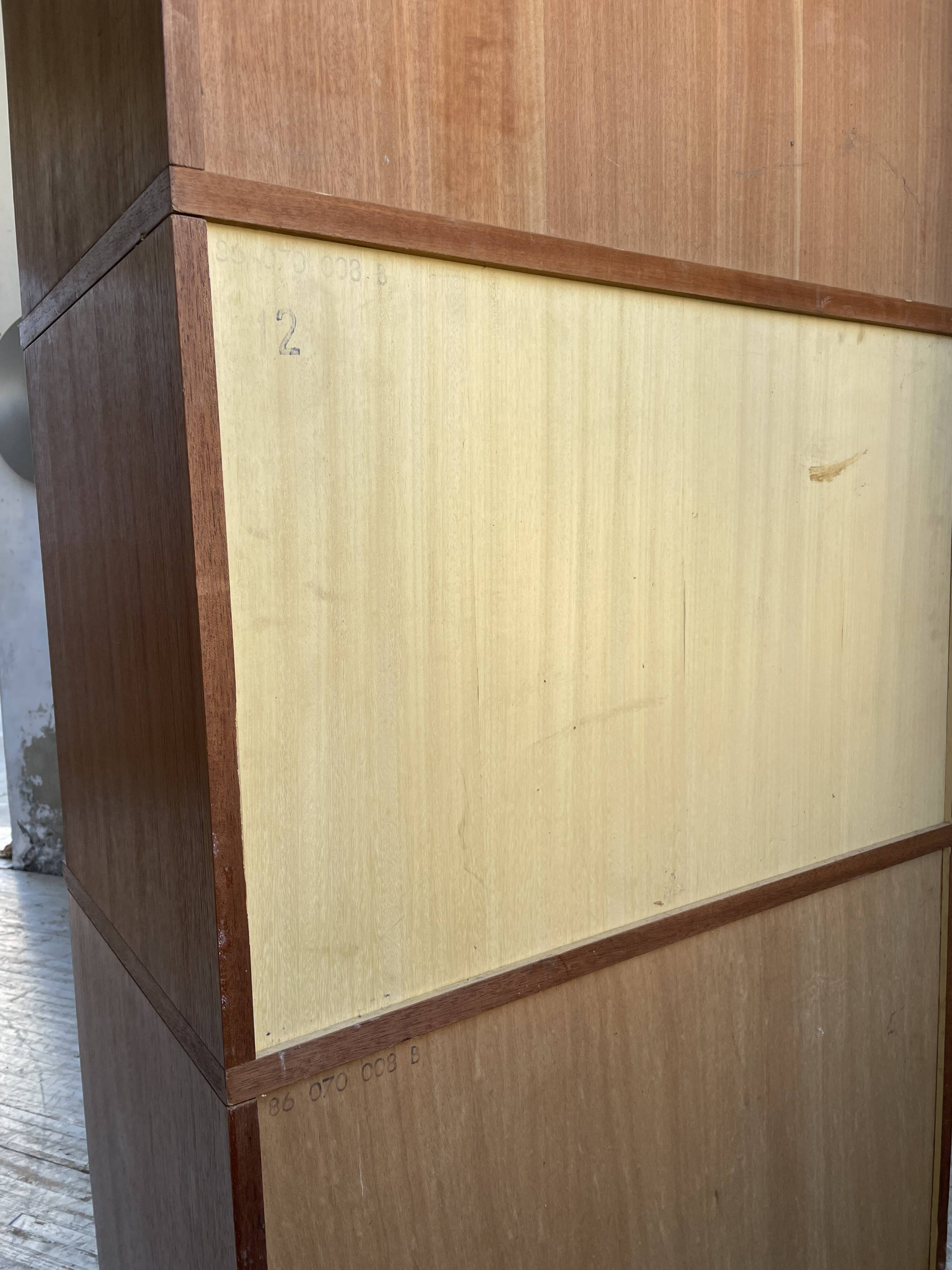 Modernist teak secretary desk, 1950s