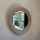 Miroir en osier par Josef Daubenbuchel, Allemagne, années 1930