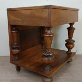 Very pretty Renaissance style display case in solid walnut circa 1850