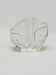 Vintage Walther Glas Germany Glass Soliflore Vase with Lily Decor