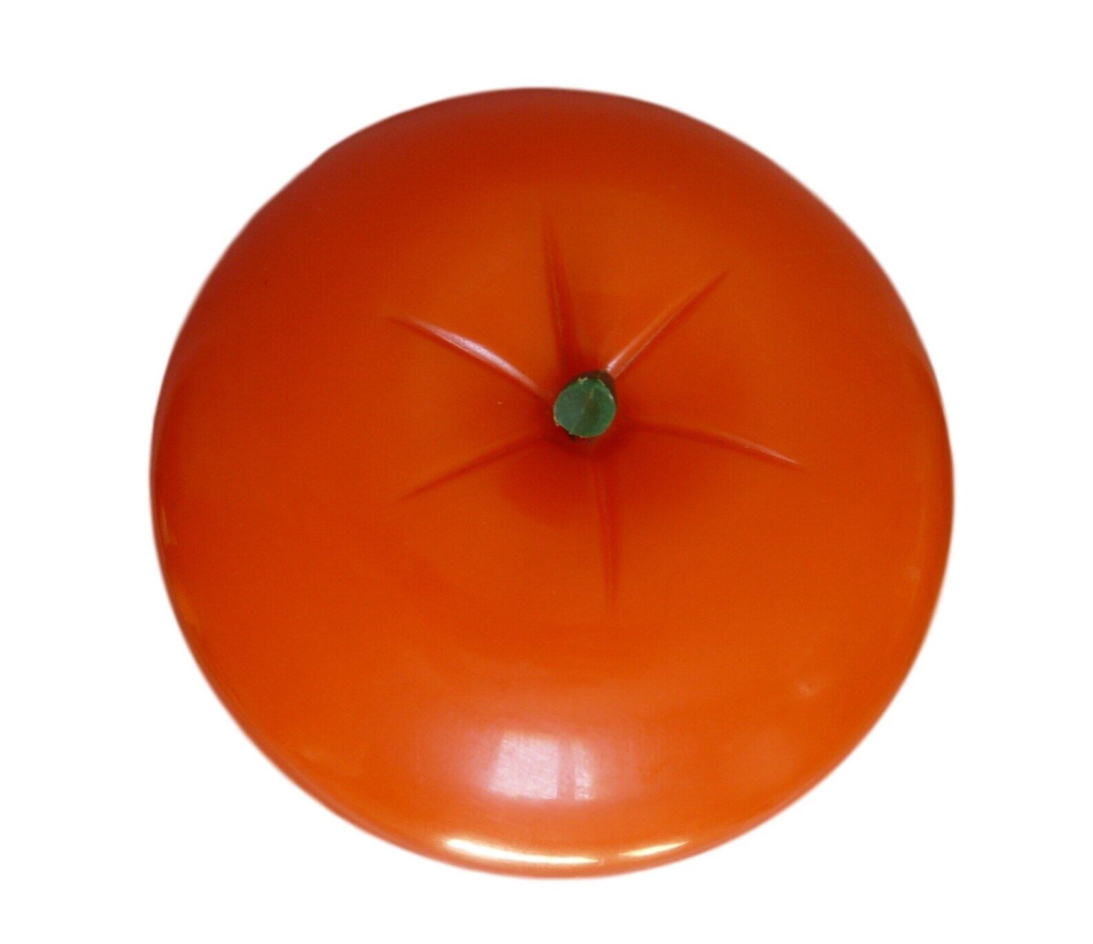 Vintage apple red orange ice bucket