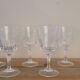 6 crystal stemmed glasses