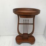19th-century vintage lyre table