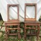 Two lorraine chairs in massive