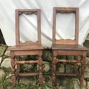 Deux chaises lorraines en chêne
