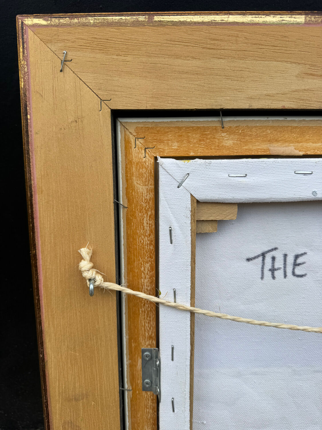 Modernist oil painting on canvas