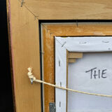 Modernist oil painting on canvas