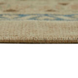 Handmade oriental 1980s 294 cm x 407 cm beige wool carpet
