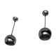 Paire de suspension boules chromées années 70/80.
