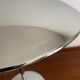 Chrome desktop led saucer lamp