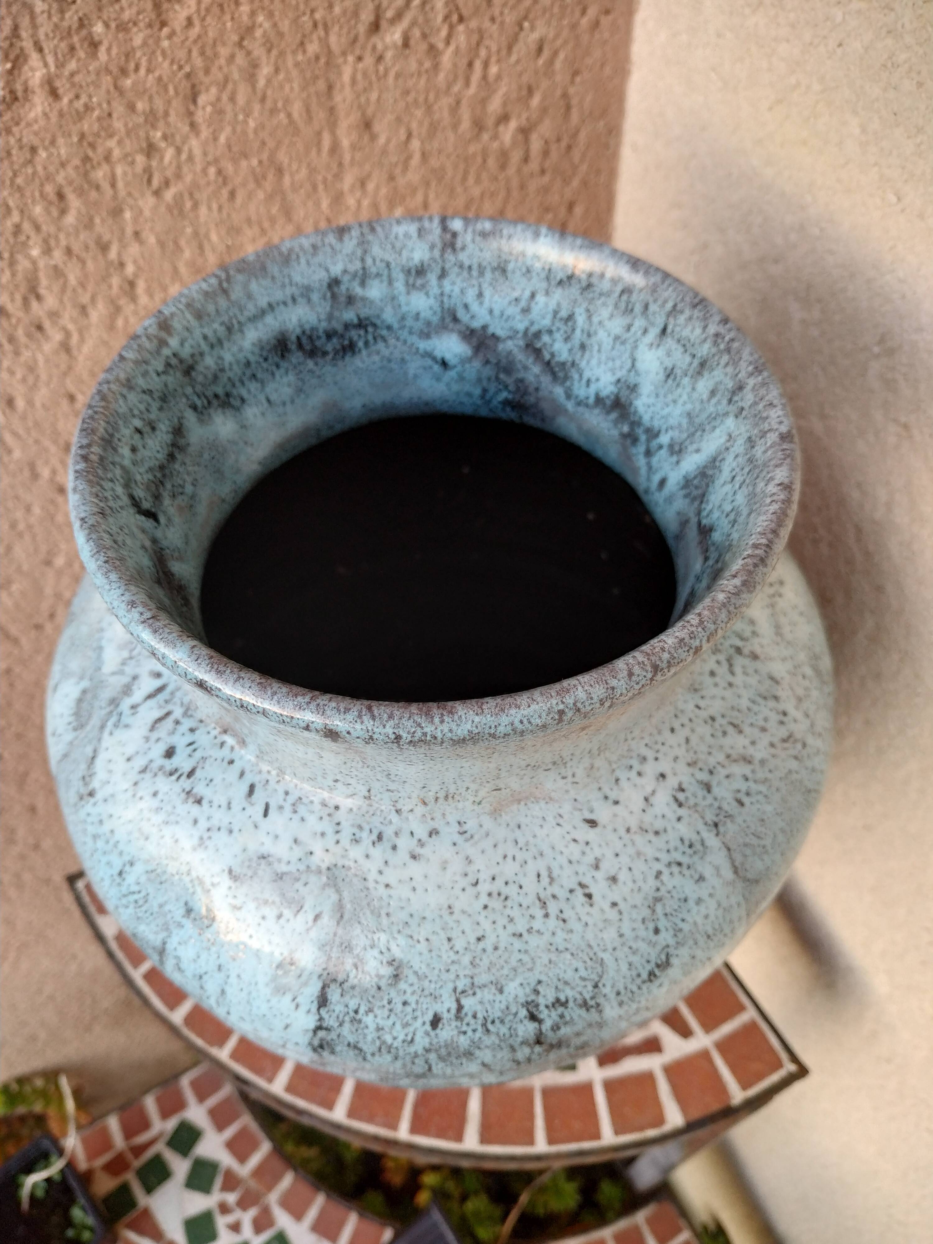 50/60s sky blue Accolay Vase