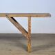 Rustic pine bench, circa 1960