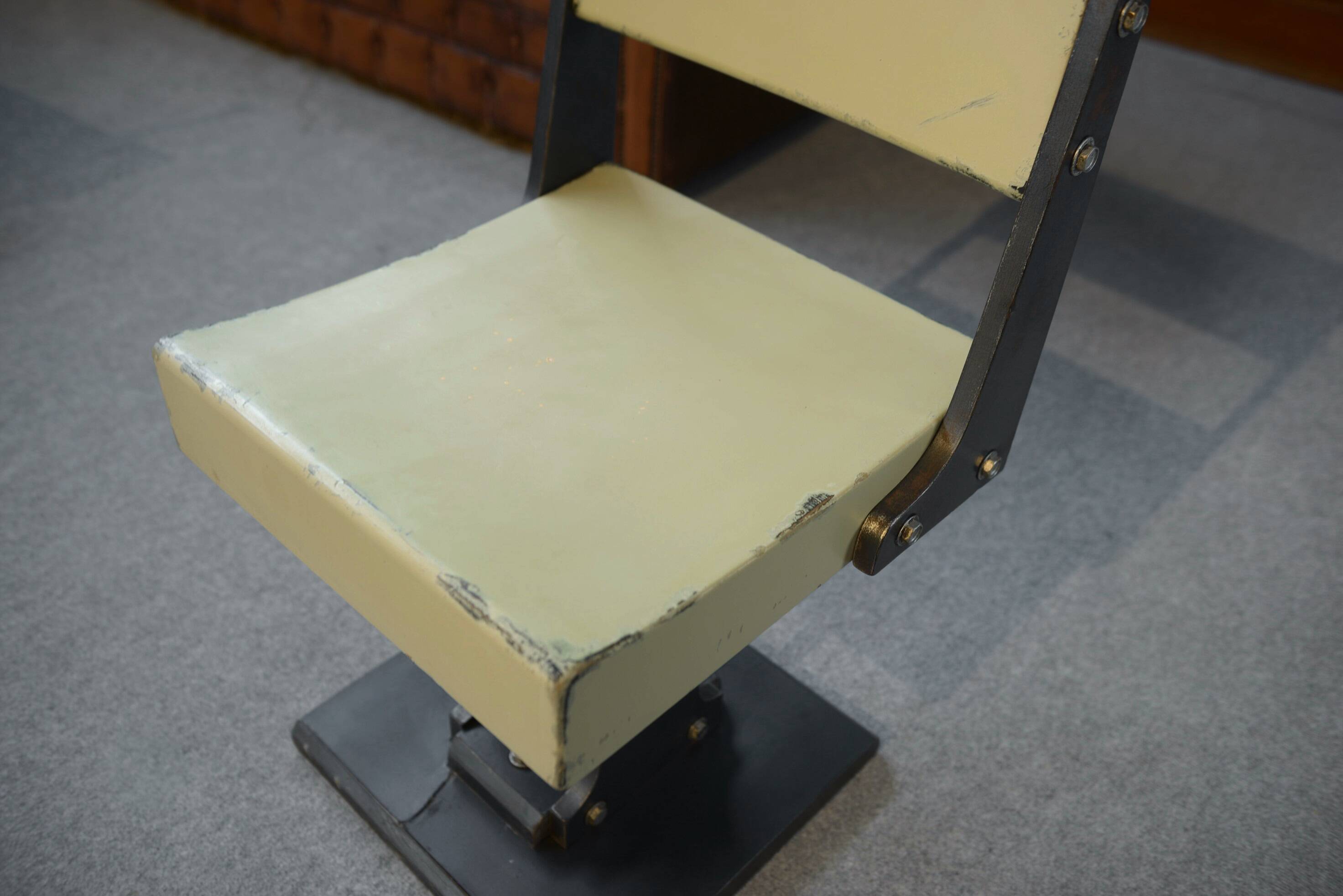 Old minimalist modernist design chair 1960's