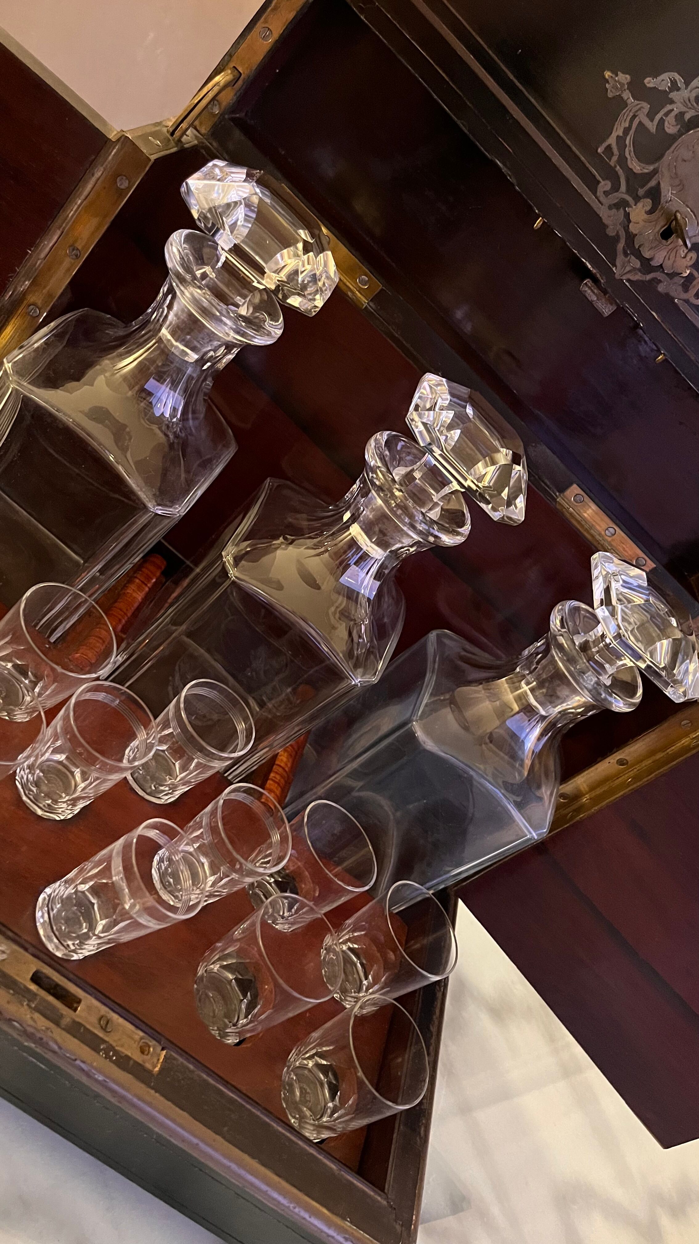 Liquor cellar Napoleon III Baccarat