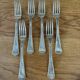 Ensemble de 6 fourchettes métal argenté Apollo