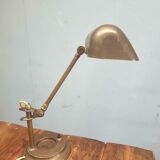Antique brass desk lamp