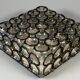 60s 70s Ceiling Lamp Plafoniere Glashütte Limburg Germany Glass & Metal