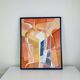 Abstract portrait painting from the 90s.