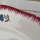 Set of 6 flat plates Gien France Lorraine model