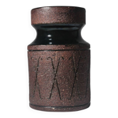 Eke Bjerén Textured Ceramic Large Vase, 1960s, Sweden