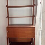 Vintage teak shelf/secretary