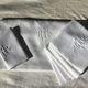 GR embroidered rectangle tablecloth with 7 matching damask towels