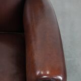 Luxury Sheep Leather Armchair with a Timeless Look