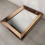 Pink art deco mirror