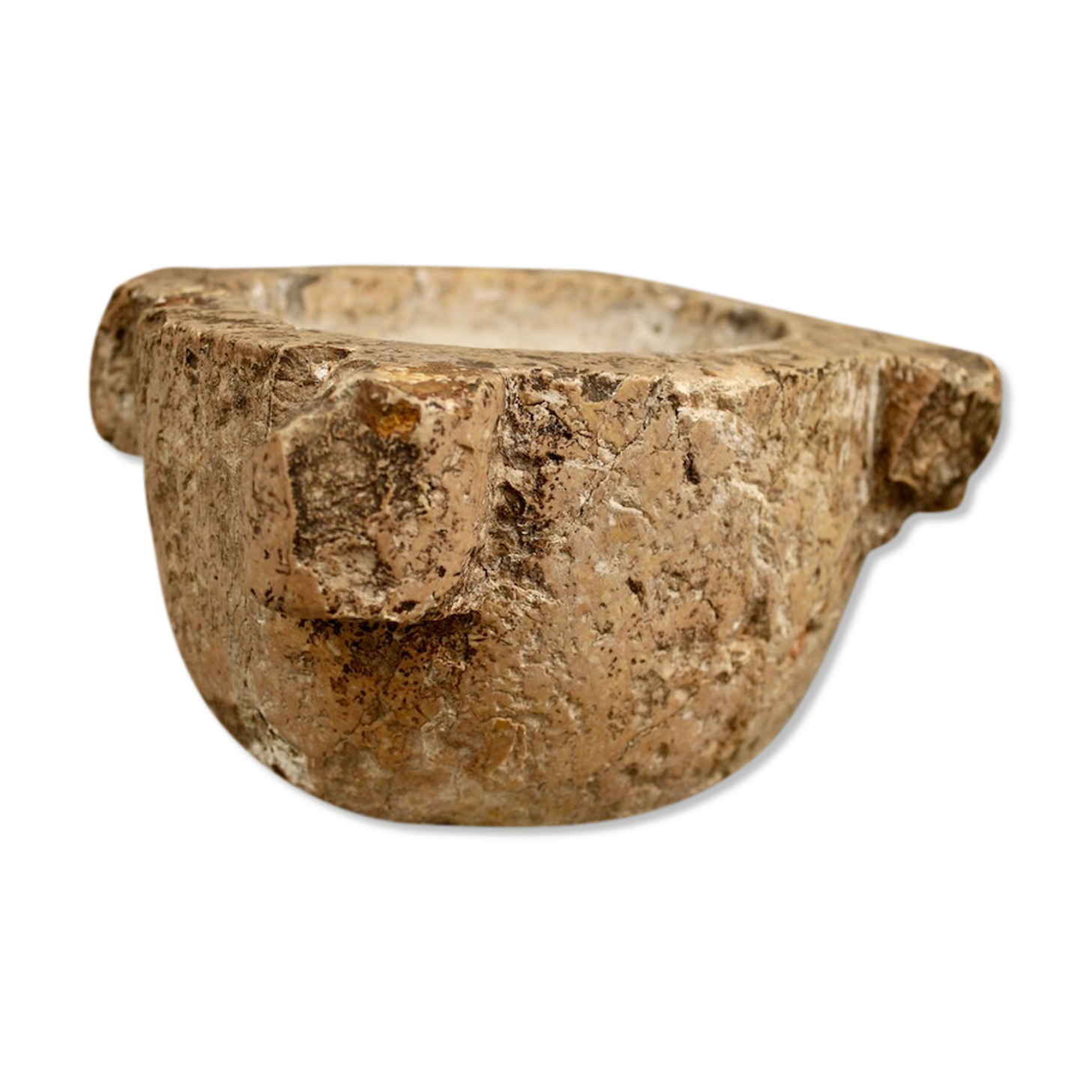 Burgundy stone mortar