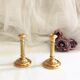 Pair of candlesticks for fine candles early twentieth century