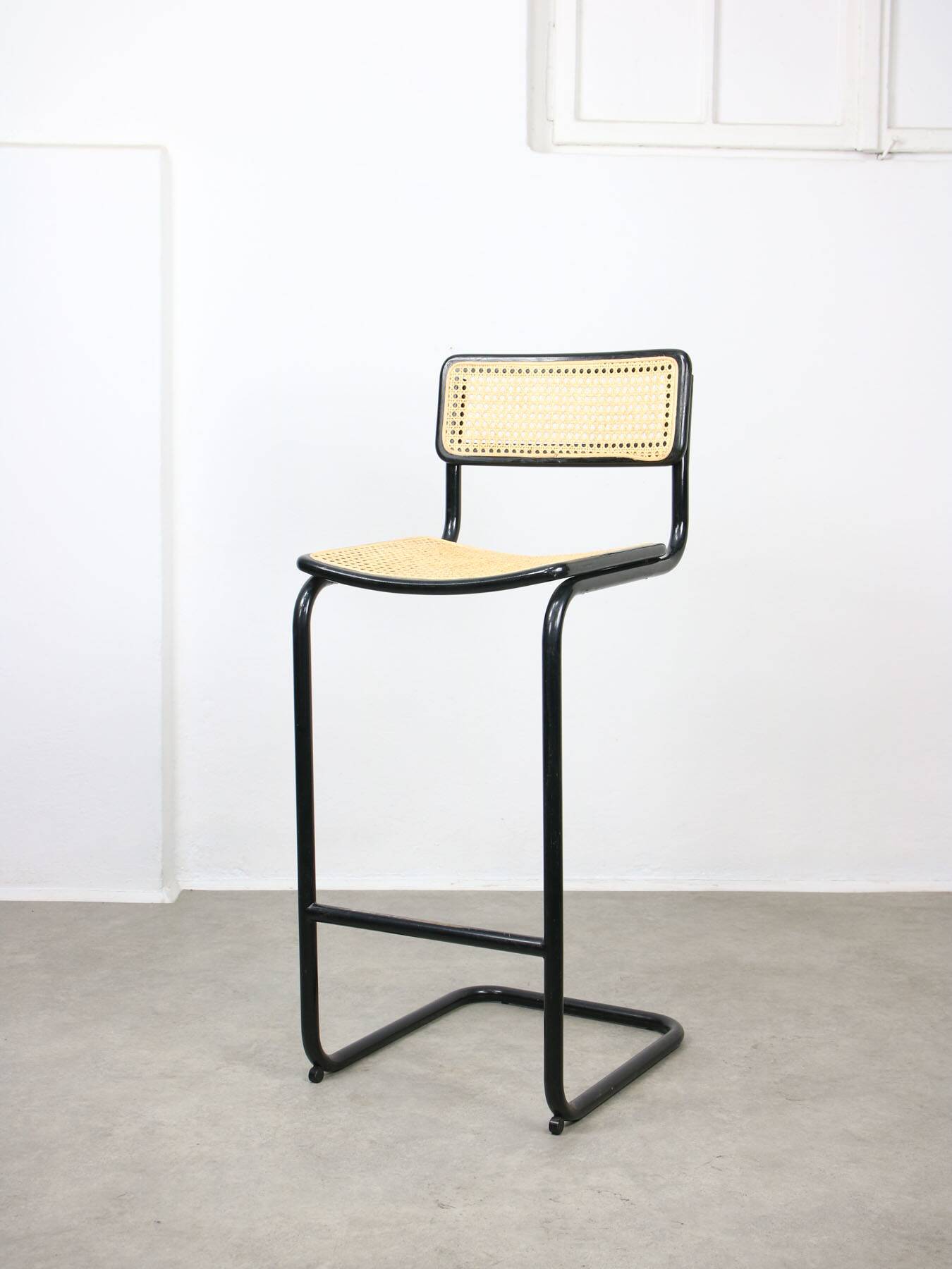 Pair of vintage Cesca Bar Chairs by Marcel Breuer