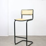 Pair of vintage Cesca Bar Chairs by Marcel Breuer