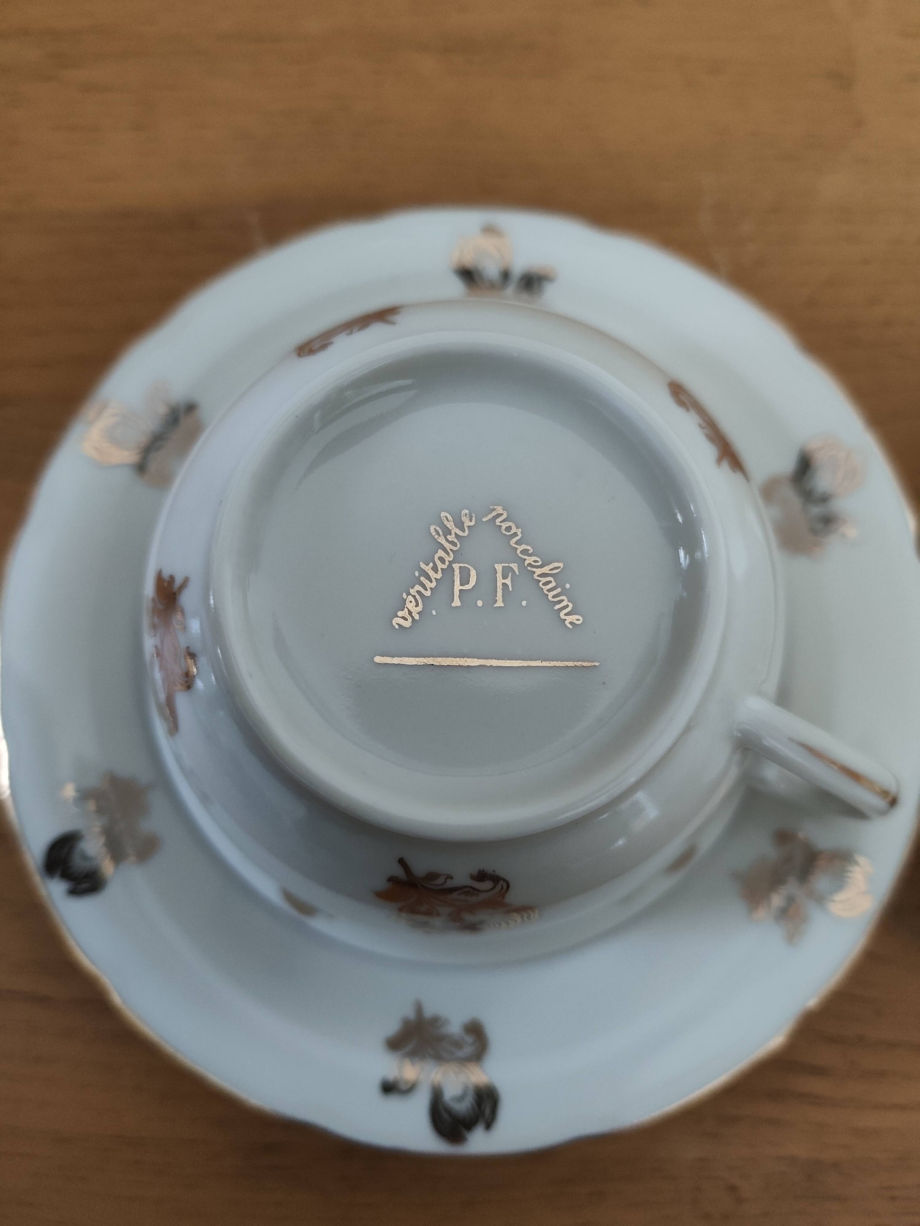 Antique porcelain lunches
