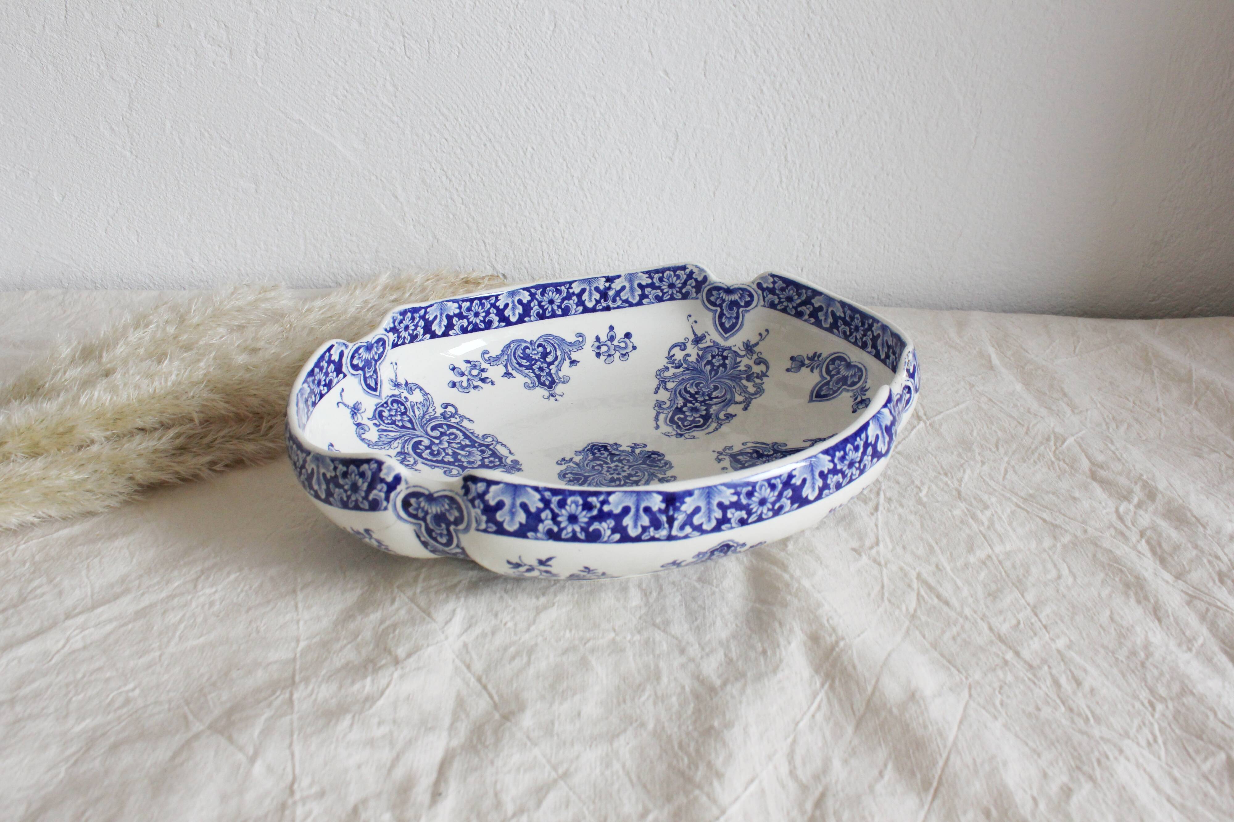 Salad bowl in Gien earthenware